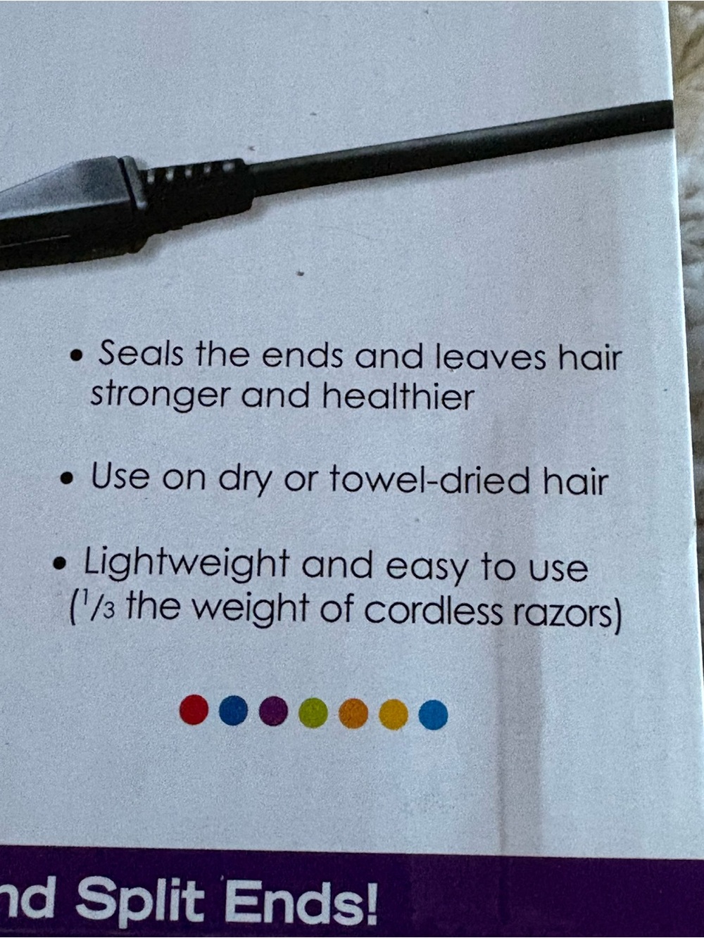 ERGO Professional Hot Razor – Heated Styling & Texturizing Tool NIB - Picture 7 of 8